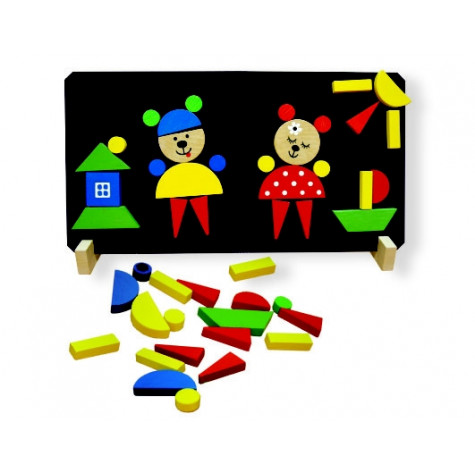 Detoa Magnetické puzzle Medvědi ~ 3