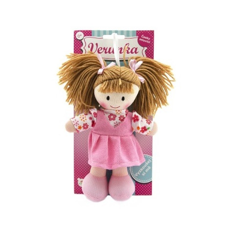 Teddies Panenka Verunka hadrová plyš 20cm česky mluvící ~ 2