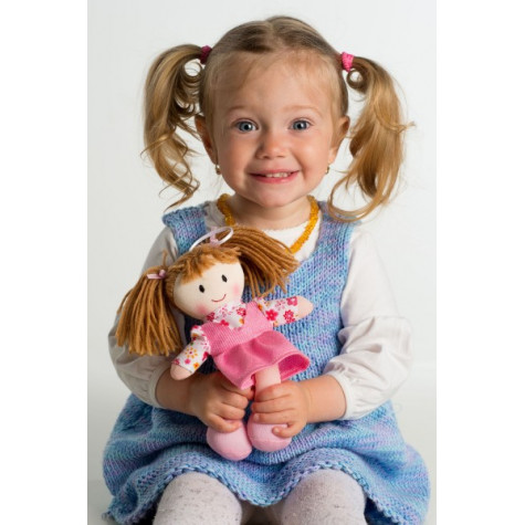 Teddies Panenka Verunka hadrová plyš 20cm česky mluvící ~ 4