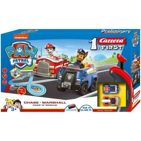 Autodráha Carrera First 63032 Paw Patrol/Tlapková Patrola 3,5m