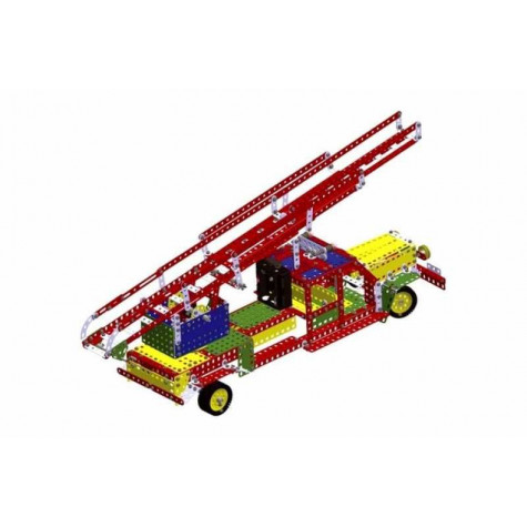 Stavebnice MERKUR 7 100 modelů 1124ks 4 vrstvy v krabici 54x36x6cm ~ 9