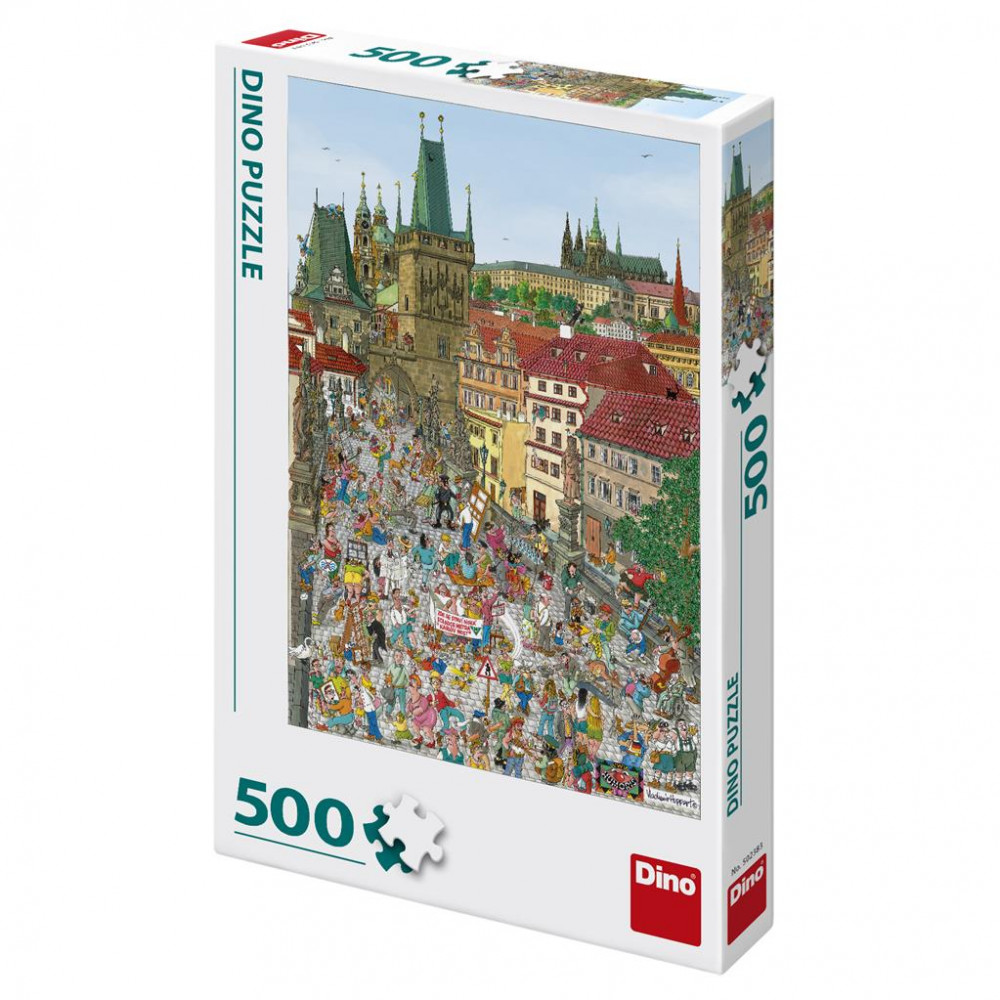 Dino Mostecká věž puzzle 500 dílků