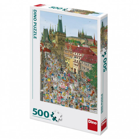 Dino Mostecká věž puzzle 500 dílků