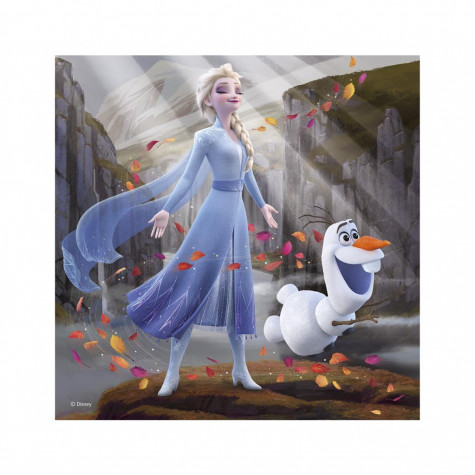 Dino Frozen/Ledové království II puzzle 3x55 dílků ~ 2