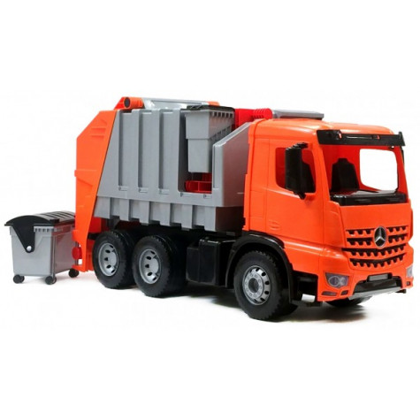 Lena Auto popelář plast 72cm 3-osý Mercedes Actros v krabici