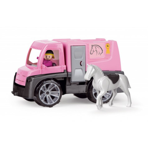 Lena Auto Truxx přeprava koní s figurkami plast 26cm v krabici 39x22x16cm 24m+ ~ 3