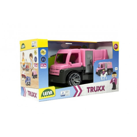 Lena Auto Truxx přeprava koní s figurkami plast 26cm v krabici 39x22x16cm 24m+ ~ 4