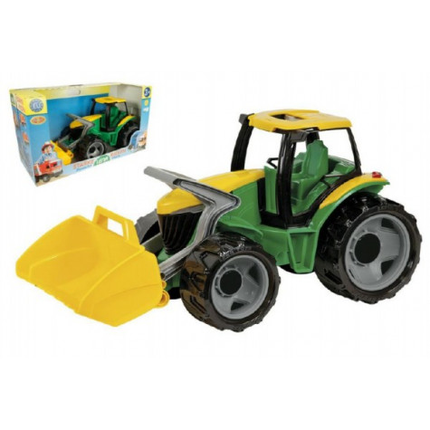 Lena Traktor se lžící plast zeleno-žlutý 65cm ~ 2