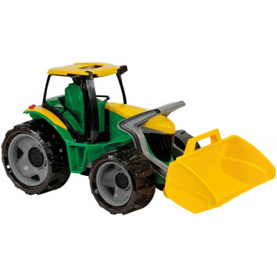 Lena Traktor se lžící plast zeleno-žlutý 65cm
