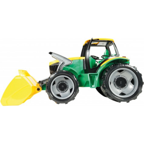 Lena Traktor se lžící plast zeleno-žlutý 65cm ~ 7