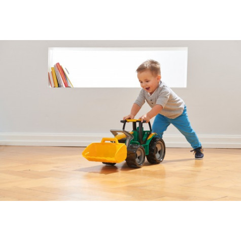 Lena Traktor se lžící plast zeleno-žlutý 65cm ~ 8