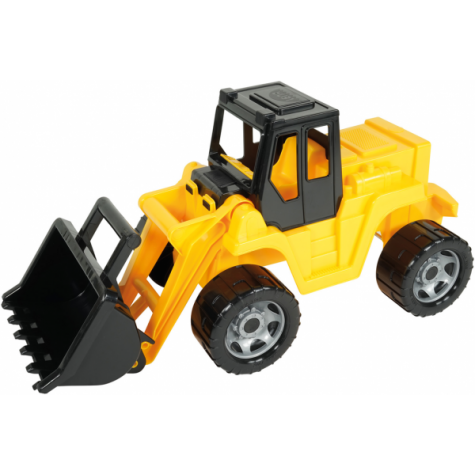 Lena Nakladač žlutočerný Giga Trucks plast 62cm v krabici 70x35x29cm ~ 3