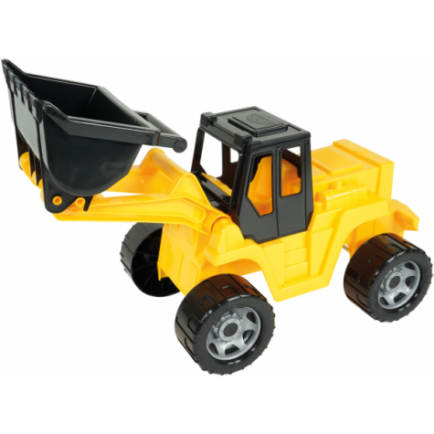 Lena Nakladač žlutočerný Giga Trucks plast 62cm v krabici 70x35x29cm ~ 4