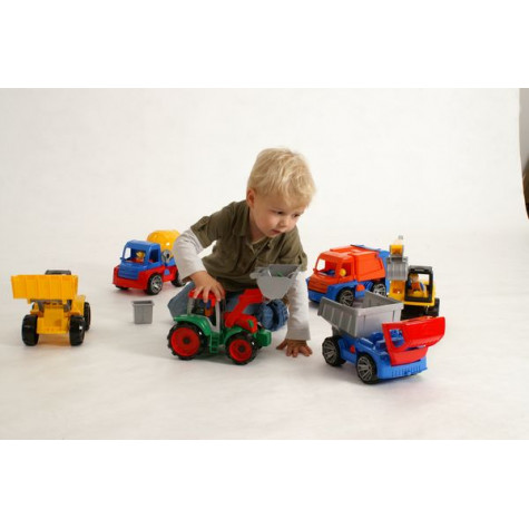 Lena Auto Truxx traktor nakladač s figurkou plast 35cm 24m+ ~ 4
