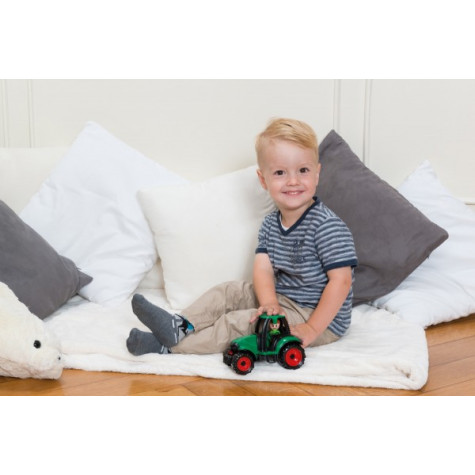 Lena Auto Truckies traktor plast 17cm s figurkou v krabici 24m+ ~ 5