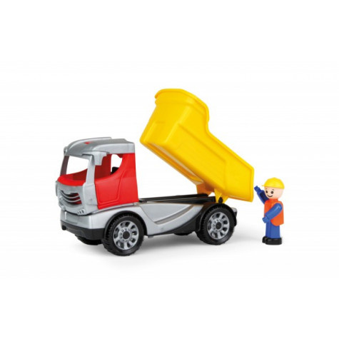 Lena Auto Truckies sklápěč plast 22cm s figurkou v krabici 24m+ ~ 4