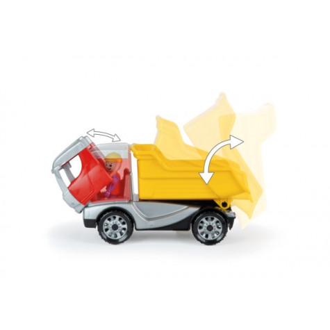Lena Auto Truckies sklápěč plast 22cm s figurkou v krabici 24m+ ~ 5