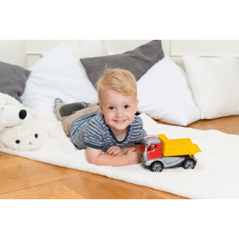 Lena Auto Truckies sklápěč plast 22cm s figurkou v krabici 24m+ ~ 6