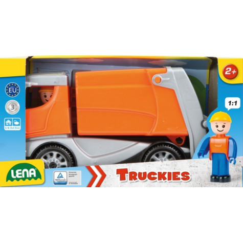 Lena Auto Truckies popeláři plast 25cm s figurkou v krabici 24m+ ~ 1