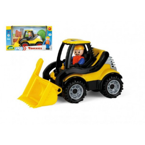 Lena Auto Truckies nakladač plast 20cm s figurkou ~ 2