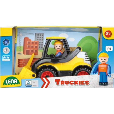 Lena Auto Truckies nakladač plast 20cm s figurkou ~ 3