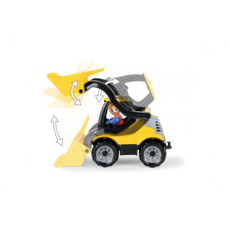 Lena Auto Truckies nakladač plast 20cm s figurkou ~ 5