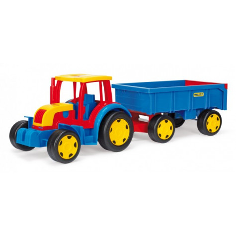 Wader Traktor Gigant s vlečkou plast 102cm