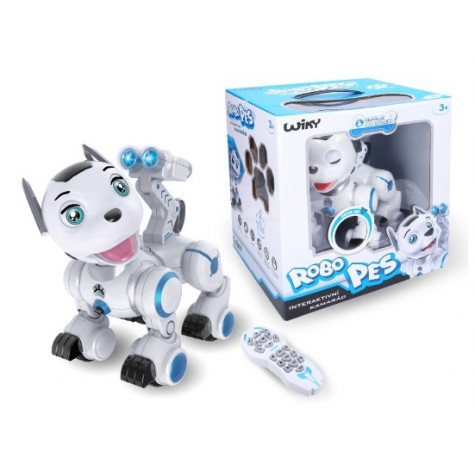 Wiky Robopes RC plast 21cm na baterie se světlem a zvukem na dotek