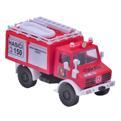 Stavebnice Monti System 16 Hasiči Lesní speciál Mercedes Unimog 1:48