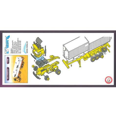 Stavebnice Monti System 08.2 Container Liaz 1:48