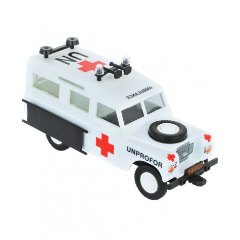 Stavebnice Monti System 35 Unprofor Ambulance Land Rover 1:35 ~ 1