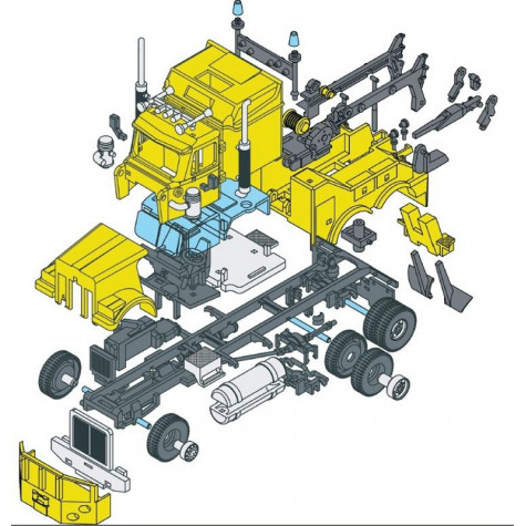 Stavebnice Monti System 42 SOS Service Western star 1:48