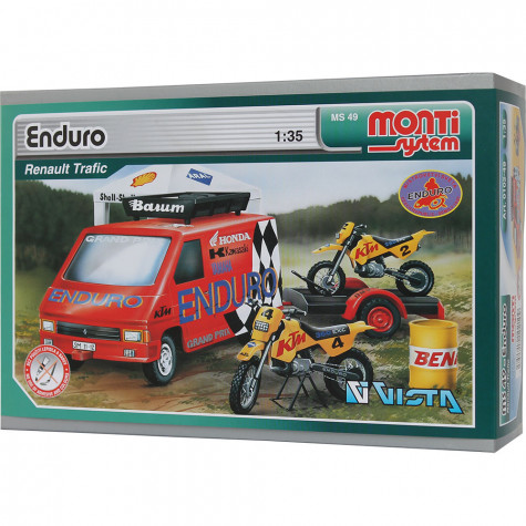 Stavebnice Monti System 49 Enduro Renault Trafic 1:35 ~ 2