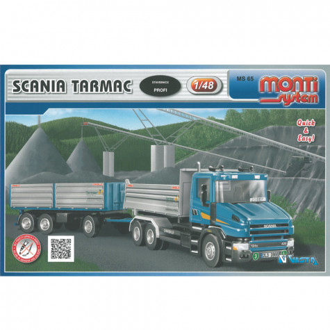 Stavebnice Monti System 65 Scania Tarmac 1:48