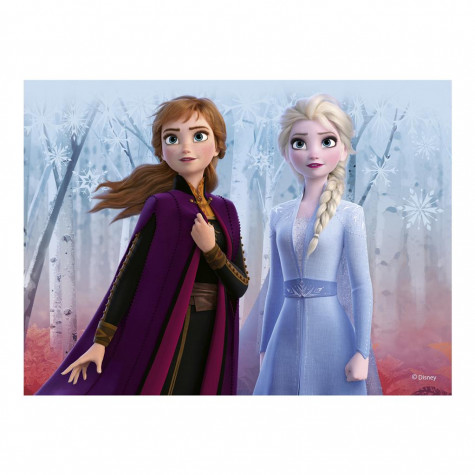 Dino Frozen II/Ledové království II dřevěné kostky 12 ks ~ 2