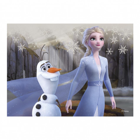 Dino Frozen II/Ledové království II dřevěné kostky 12 ks ~ 5