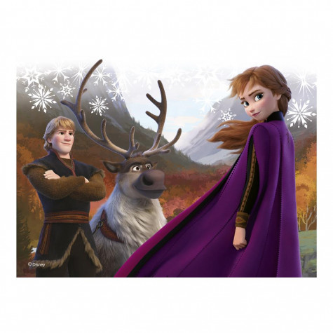 Dino Frozen II/Ledové království II dřevěné kostky 12 ks ~ 6