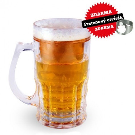 Samochladící půllitr CHILLER + otvírák prsten ~ 2
