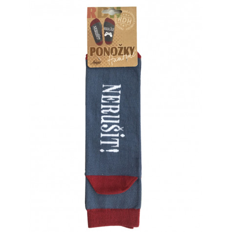 Pánské ponožky - Nerušit, hraju - vel. 43-46 ~ 2