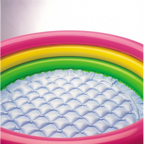 Intex 58924 Bazén nafukovací dno duhový 86x25cm 3 komory ~ 2