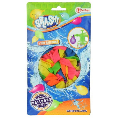 Vodní bomby latex 100ks v sáčku 11x21cm ~ 2