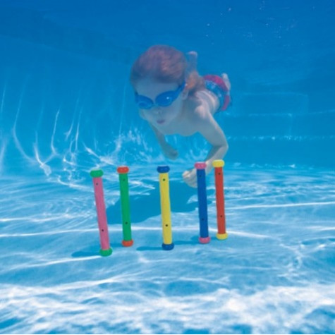 Intex 55504 Tyčky 5ks pro potápění v bazénu 16x30x3cm od 6 let