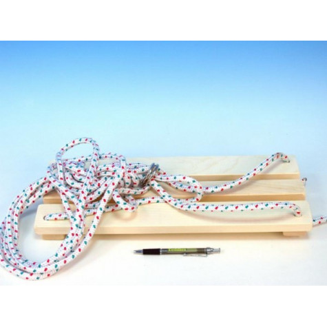 Houpačka/Houpací prkénko dřevo přírodní 46x19cm nosnost 80kg ~ 2