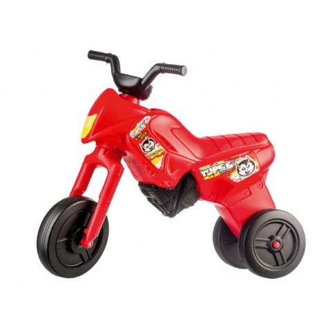 Odrážedlo Enduro Yupee červené velké plast výška sedadla 31cm nosnost do 25kg ~ 1