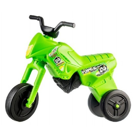 Odrážedlo Enduro Yupee zelené velké plast výška sedadla 31cm nosnost do 25kg ~ 1
