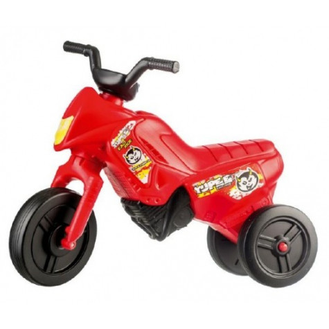 Odrážedlo Enduro Yupee červené malé plast výška sedadla 26cm nosnost do 25kg ~ 1