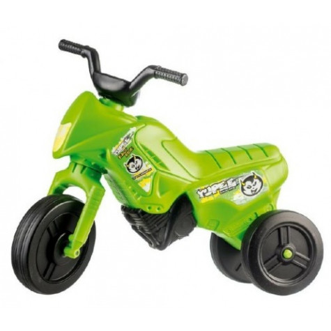 Odrážedlo Enduro Yupee zelené malé plast výška sedadla 26cm nosnost do 25kg ~ 1