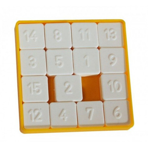 Směr Hra 15 hlavolam přesouvačka plast 7,5x7,5cm ~ 1