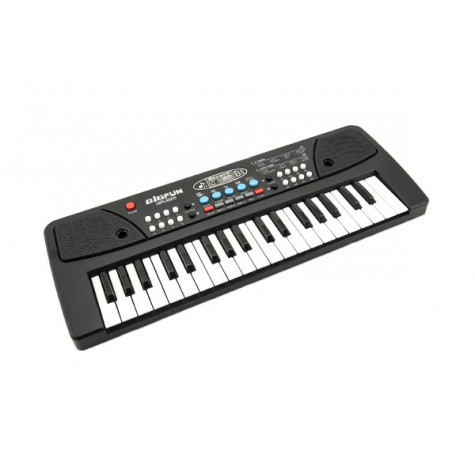 Piano/Varhany/Klávesy 37 kláves, napájení na USB + přehrávač MP3 + mikrofon 40cm