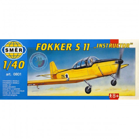 Směr Model letadlo Fokker S 11 Instructor 20,2x27,2cm ~ 1